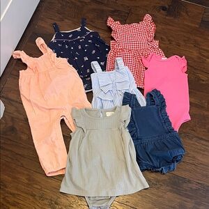 EUC and GUC Lot of Baby Rompers and Bubbles.